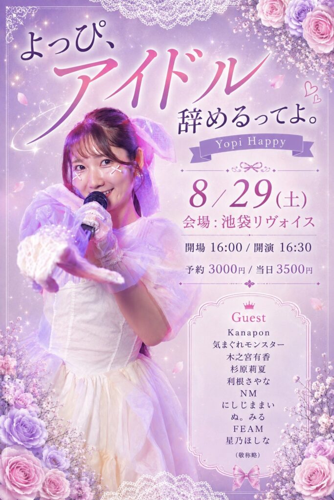 よっぴ、アイドル辞めるってよ。